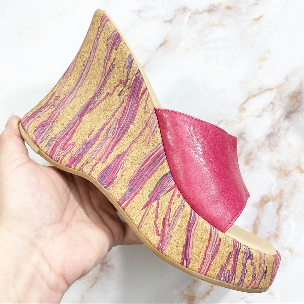 SKETCHERS Y2K Platform Cork Wedge Sandals Size 8.5 - Picture 2 of 10